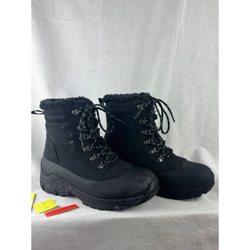 All‎ in Motion Mens Black Waterproof Winter Snow Boots Size 7 -30F Rated